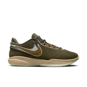 Nike LeBron 20 "Olive Suede" - Pánské - Tenisky Nike - Zelené - DV1193-901 - Velikost: 38