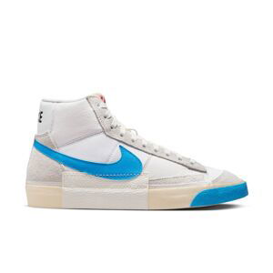 Nike Blazer Mid Pro Club "Remastered Photo Blue" - Pánské - Tenisky Nike - Bílé - DQ7673-102 - Velikost: 45