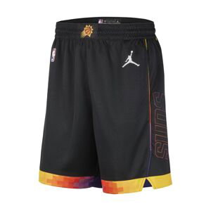 Jordan Dri-FIT NBA Phoenix Suns Statement Edition 2022 Swingman Shorts - Pánské - Kraťasy Jordan - Černé - DO9439-010 - Velikost: S