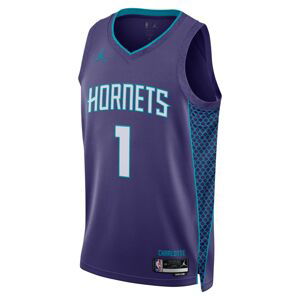 Jordan Dri-FIT NBA Charlotte Hornets Statement Edition 2022 Swingman Jersey - Pánské - Dres Jordan - Fialové - DO9520-567 - Velikost: XL