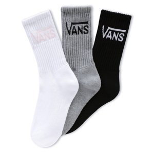 Vans WM Classic Crew Wmns 3-Pack Socks - Dámské - Ponožky Vans - Vícebarevné - VN0A49ZF9RP1 - Velikost: 36.5