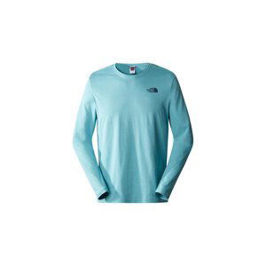 The North Face M L/S Red Box Tee - Pánské - Triko The North Face - Modré - NF0A493LIWO - Velikost: L