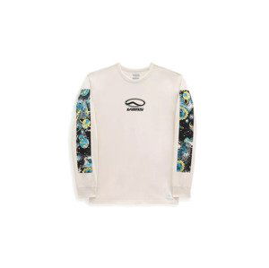 Vans Anaheim Space Galaxy L/S - Pánské - Triko Vans - Bílé - VN0007VD3KS - Velikost: L