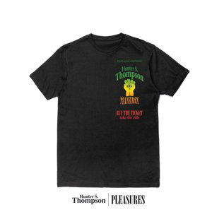 Pleasures Take The Ride Tee Black - Pánské - Triko Pleasures - Černé - P22W054-BLACK - Velikost: M