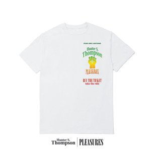 Pleasures Take The Ride Tee White - Pánské - Triko Pleasures - Bílé - P22W054-WHITE - Velikost: L