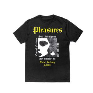 Pleasures Reality Tee Black - Pánské - Triko Pleasures - Černé - P22W062-BLACK - Velikost: M