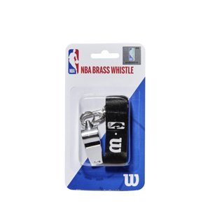 Wilson NBA Brass Whistle With Lanyard - Unisex - Doplněk Wilson - Černé - WTBA5000NBA - Velikost: UNI
