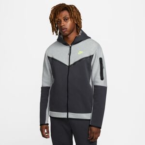 Nike Sportswear Tech Fleece Full-Zip Heather Grey - Pánské - Mikina Nike - Šedé - DV0537-063 - Velikost: L