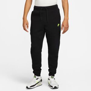 Nike Sportswear Tech Fleece Pants Black/Volt - Pánské - Kalhoty Nike - Černé - DV0538-010 - Velikost: 2XL