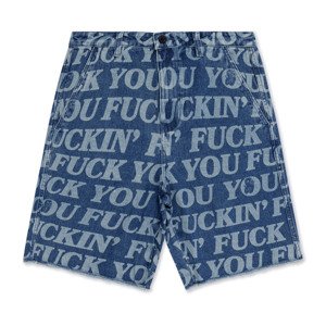 Rip N Dip Fuckin Fuck Denim Shorts - Pánské - Kraťasy Rip N Dip - Modré - RND9921 - Velikost: 34