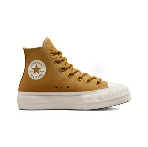 Converse Chuck Taylor All Star Lift Workwear Textiles High Top - Dámské - Tenisky Converse - Žluté - A04363C - Velikost: 37.5