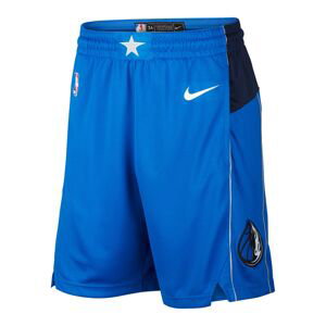 Nike NBA Dri-FIT Dallas Mavericks Icon Edition Swingman Shorts - Pánské - Kraťasy Nike - Modré - AJ5599-480 - Velikost: S