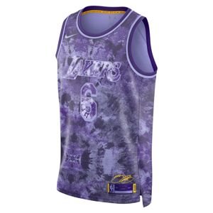 Nike Dri-FIT NBA LeBron James Los Angeles Lakers 2022/23 Select Series Swingman Jersey Purple Pulse - Pánské - Dres Nike - Fialové - FD4093-580 - Veli