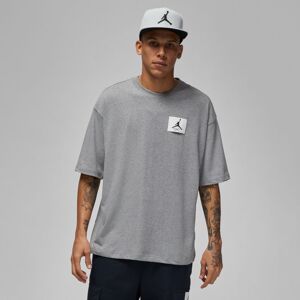 Jordan Flight Essentials Oversized Tee Carbon Heather - Pánské - Triko Jordan - Šedé - DZ7313-091 - Velikost: S