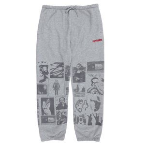 Pleasures Choices Sweatpants Heather Grey - Pánské - Tepláky Pleasures - Šedé - P23SP041-GREY - Velikost: XL