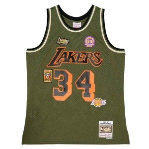 Mitchell & Ness Flight Shaquille O'Neal LA Lakers Swingman Jersey - Pánské - Dres Mitchell & Ness - Zelené - SMJY4847-LAL96SONDKGN - Velikost: S