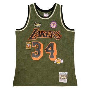 Mitchell & Ness Flight Shaquille O'Neal LA Lakers Swingman Jersey - Pánské - Dres Mitchell & Ness - Zelené - SMJY4847-LAL96SONDKGN - Velikost: M