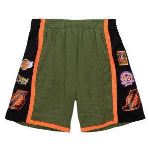 Mitchell & Ness Flight LA Lakers 2009 Swingman Shorts - Pánské - Kraťasy Mitchell & Ness - Zelené - SMSH4848-LAL09PPPDKGN - Velikost: M