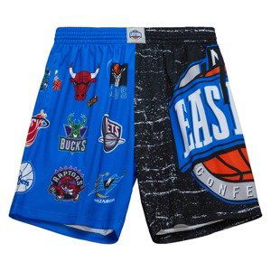 Mitchell & Ness NBA Eastern Conference Jumbotron 3.0 All Star Shorts - Pánské - Kraťasy Mitchell & Ness - Modré - PSHR4984-ASEYYPPPMTWH - Velikost: XL