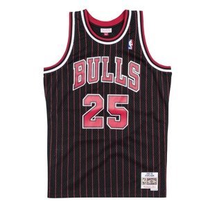 Mitchell & Ness NBA Chicago Bulls Steve Kerr 95-96 Swingman Jersey - Pánské - Dres Mitchell & Ness - Černé - SMJYAC18081-CBUBLCK95SKR - Velikost: M