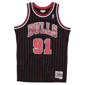 Mitchell & Ness NBA Chicago Bulls Dennis Rodman Swingman Alternate Jersey - Pánské - Dres Mitchell & Ness - Černé - SMJYGS18150-CBUBLCK95DRD - Velikos