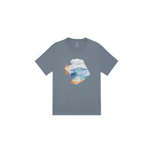 Converse Star Chevron Ocean T-Shirt - Pánské - Triko Converse - Modré - 10024746-A03 - Velikost: L