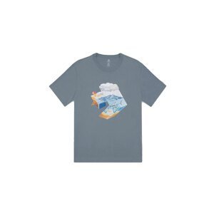 Converse Star Chevron Ocean T-Shirt - Pánské - Triko Converse - Modré - 10024746-A03 - Velikost: M