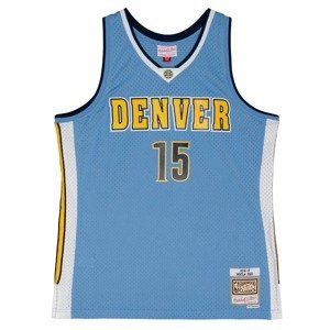 Mitchell & Ness NBA Denver Nuggets 2016 Nikola Jokic Road Jersey - Pánské - Dres Mitchell & Ness - Modré - SMJY4448-DNU16NJOCLBL - Velikost: 2XL