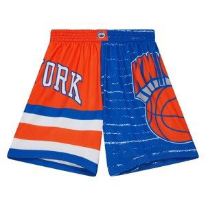 Mitchell & Ness NBA New York Knicks Jumbotron 3.0 Shorts - Pánské - Kraťasy Mitchell & Ness - Oranžové - PSHR4984-NYKYYPPPMTWH - Velikost: XL