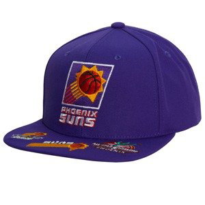 Mitchell & Ness NBA Phoenix Suns Front Face Snapback Hwc - Unisex - Kšiltovka Mitchell & Ness - Fialové - 6HSSMM21130-PSUPURP - Velikost: UNI