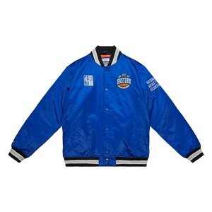 Mitchell & Ness NBA All Star East Heavyweight Satin Jacket Update - Pánské - Bunda Mitchell & Ness - Modré - OJBF3413-ASEYYPPPROYA - Velikost: 2XL