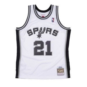 Mitchell & Ness NBA San Antonio Spurs Tim Duncan Swingman Jersey - Pánské - Dres Mitchell & Ness - Bílé - SMJYCP19247-SASWHIT98TDU - Velikost: S