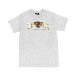 Thrasher Skate Mag Fortune Logo Short Sleeve Tee - Pánské - Triko Thrasher - Šedé - 145074 - Velikost: M