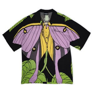 Pleasures Moth Button Down Rayon Shirt - Pánské - Košile Pleasures - Vícebarevné - P23SU021-MULTI - Velikost: M