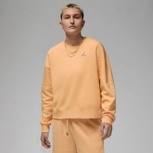 Jordan Brooklyn Wmns Fleece Crewneck Celestial Gold - Dámské - Mikina Jordan - Žluté - DQ4462-251 - Velikost: S