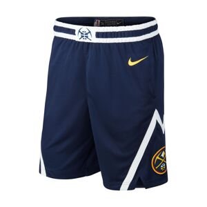 Nike Dri-FIT Denver Nuggets Icon Edition Swingman Shorts - Pánské - Kraťasy Nike - Modré - AH3871-419 - Velikost: XL