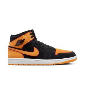 Air Jordan 1 Mid SE "Fat Tongue" - Pánské - Tenisky Jordan - Černé - FJ4923-008 - Velikost: 42