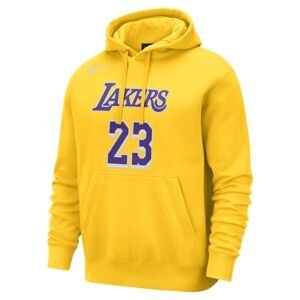 Nike NBA Los Angeles Lakers Club Pullover Amarillo - Pánské - Mikina Nike - Žluté - DZ0003-733 - Velikost: M