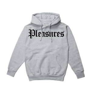 Pleasures Pub Heather Grey - Pánské - Mikina Pleasures - Šedé - P23SU058-GREY - Velikost: M