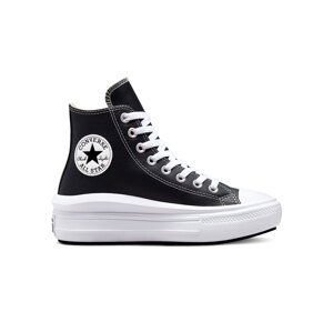 Converse Chuck Taylor All Star Move Platform Leather - Dámské - Tenisky Converse - Černé - A04294C - Velikost: 38