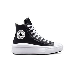 Converse Chuck Taylor All Star Move Platform Leather - Dámské - Tenisky Converse - Černé - A04294C - Velikost: 35