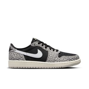 Air Jordan 1 Low OG "Black Cement" - Pánské - Tenisky Jordan - Černé - CZ0790-001 - Velikost: 40