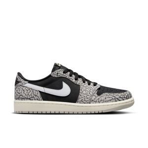 Air Jordan 1 Low OG "Black Cement" - Pánské - Tenisky Jordan - Černé - CZ0790-001 - Velikost: 51.5