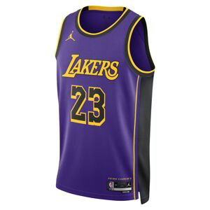 Jordan Dri-FIT Los Angeles Lakers LeBron James Statement Edition Swingman Jersey Field Purple - Pánské - Dres Jordan - Fialové - DO9530-508 - Velikost