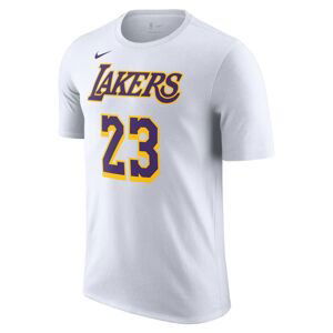 Nike NBA Los Angeles Lakers LeBron James Tee White - Pánské - Triko Nike - Bílé - DR6380-108 - Velikost: M