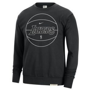 Nike Dri-FIT NBA Los Angeles Lakers Standard Issue Crewneck Black - Pánské - Mikina Nike - Černé - DX9748-010 - Velikost: M