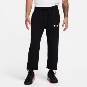 Nike LeBron Open Hem Fleece Pants Black - Pánské - Kalhoty Nike - Černé - FB7127-010 - Velikost: M
