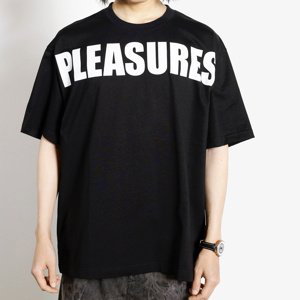 Pleasures Expand Heavyweight Shirt Black - Pánské - Triko Pleasures - Černé - P23F032-BLACK - Velikost: S