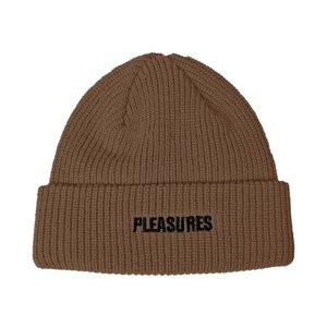 Pleasures Everyday Beanie Brown - Unisex - Čepice Pleasures - Hnědé - P23F073-BROWN - Velikost: UNI