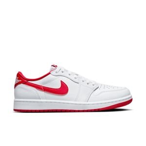 Air Jordan 1 Low OG "University Red" - Pánské - Tenisky Jordan - Bílé - CZ0790-161 - Velikost: 43